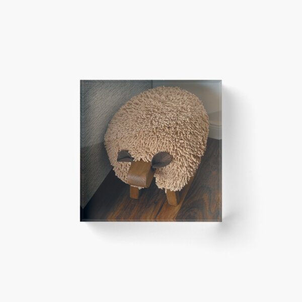 Item preview, Sheep Footstool designed and sold by BlueMoonRose.