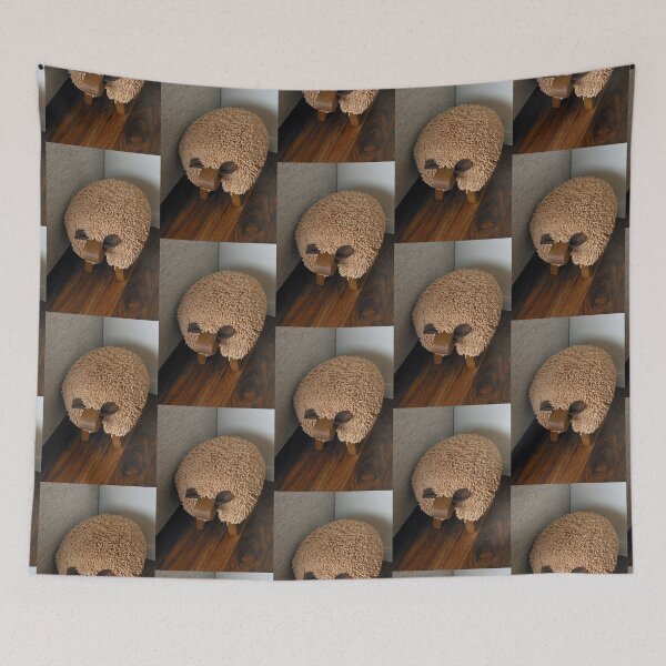 Item preview, Sheep Footstool designed and sold by BlueMoonRose.