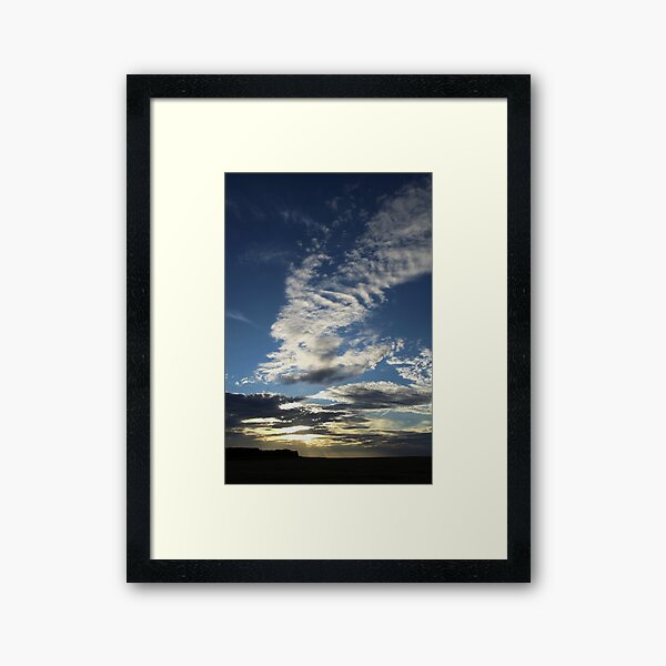 Sunset, North Norfolk Framed Art Print