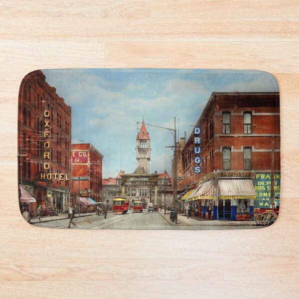Item preview, City - Denver Colorado - Welcome to Denver 1908 designed and sold by Mike Savad Photography.
