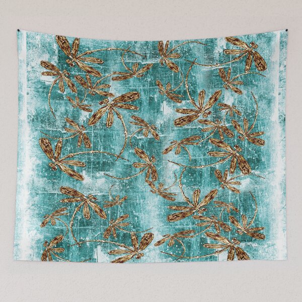 Item preview, Dragonfly Waterfall designed and sold by lyndseyart.