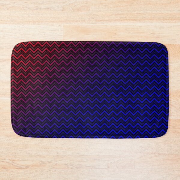 Item preview, Chevron Black with Blue and Red designed and sold by Gravityx9.