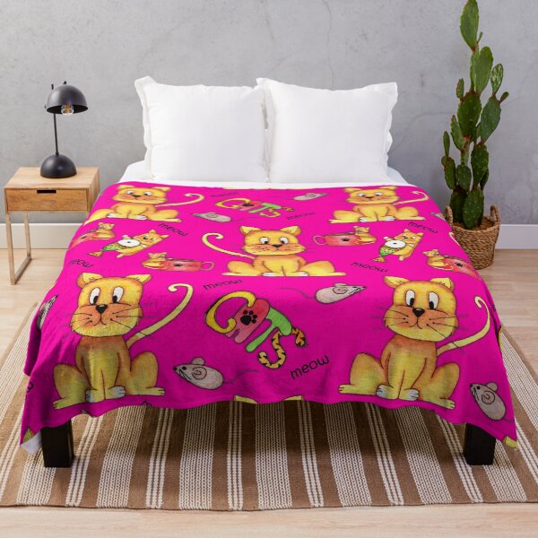 Item preview, Misterioso Meow Gatos Rosa Patrón designed and sold by GraphicAllusion.