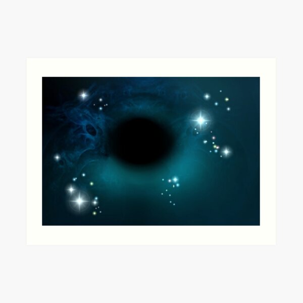 Black Hole Art Print