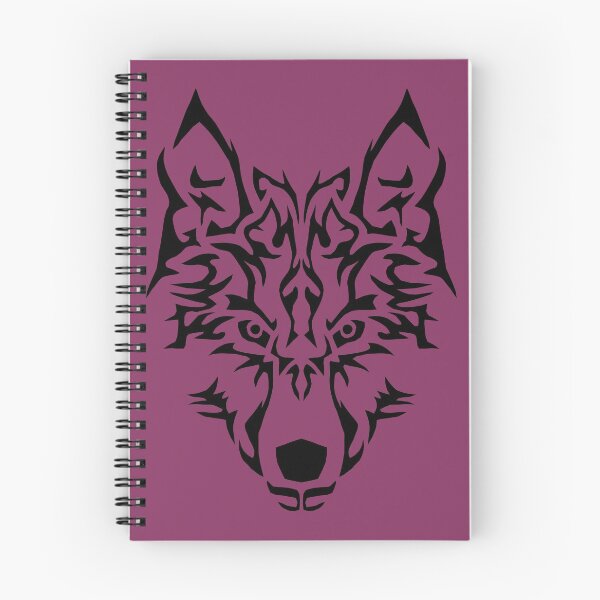 Item preview, TRIBAL WOLF HEAD ON BOYSENBERRY designed and sold by PetsandBeyond.