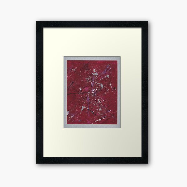Movement in Pink Framed Art Print