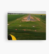 Coming Over the Fence Canvas Print