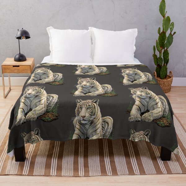 Item preview, Regal White Tiger designed and sold by Cliff Bonamie Art.