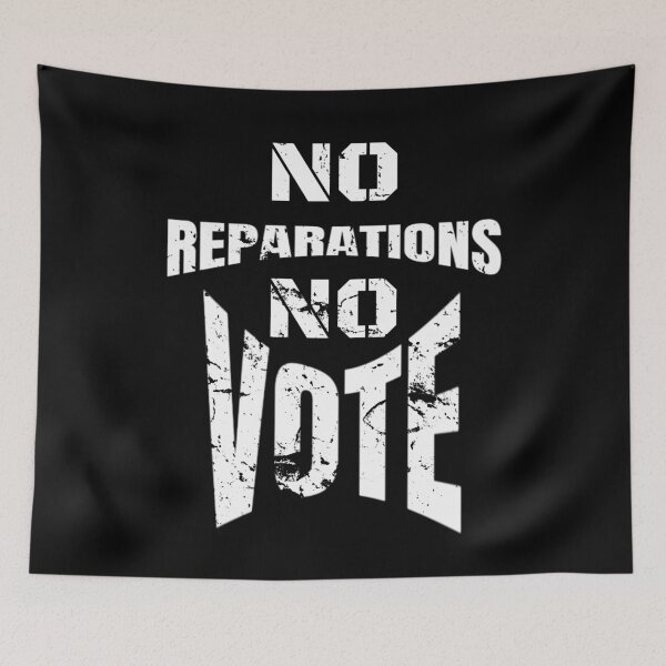 Item preview, No Reparations No Vote ADOS 2020 Election  designed and sold by Acekingapparel.