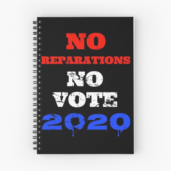 Item preview, No Reparations No Vote American Descendants Of Slaves 2020 Election  designed and sold by Acekingapparel.