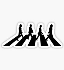 Minimalistische Abbey Road Sticker
