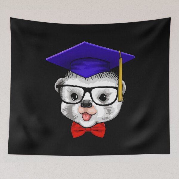 Item preview, Graduate Hedgehog Class of 2019 Graduation designed and sold by Bendthetrend.