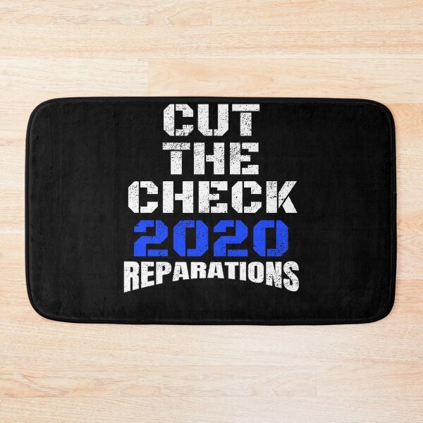 Item preview, Cut The Check Reparations No Vote American Descendants Of Slaves 2020 Election  designed and sold by Acekingapparel.