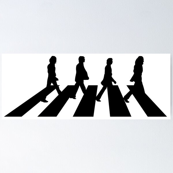 Minimalistic Abbey Road Poster
