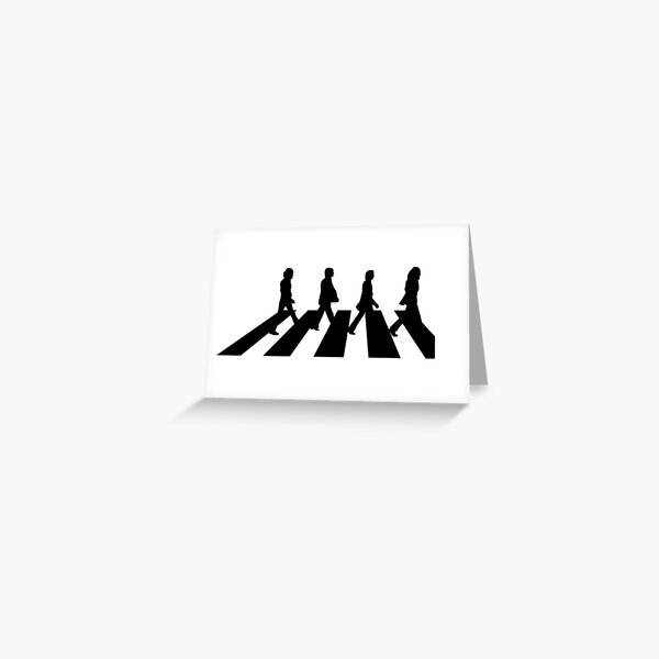 Minimalistic Abbey Road Greeting Card