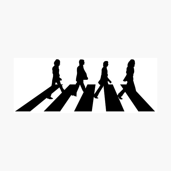 Minimalistic Abbey Road Photographic Print