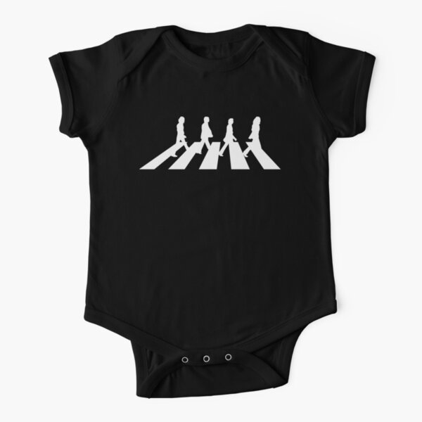 Minimalistic Abbey Road Short Sleeve Baby One-Piece