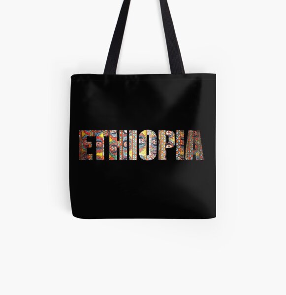 ETHIOPIA Habesha Angels Design All Over Print Tote Bag