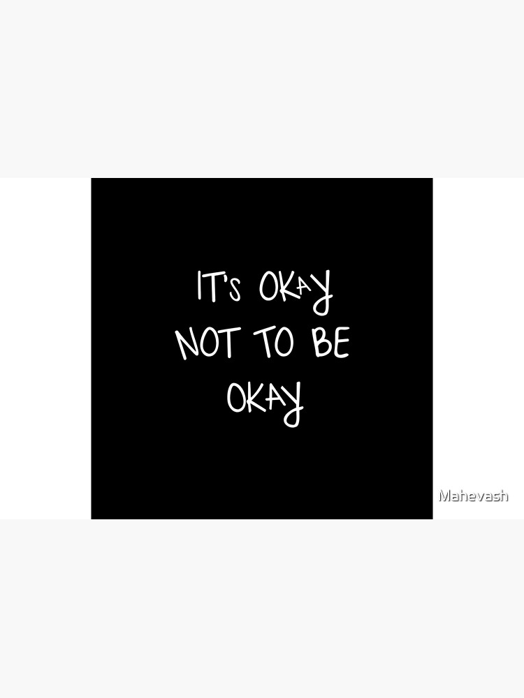Thumbnail 2 of 2, Laptop Sleeve, It's Okay Not To Be Okay designed and sold by Mahevash.