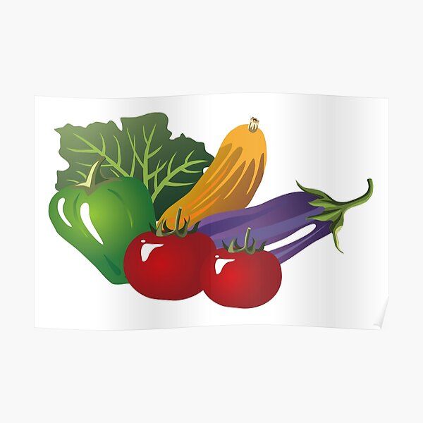 Poster Tomaten Clipart Redbubble