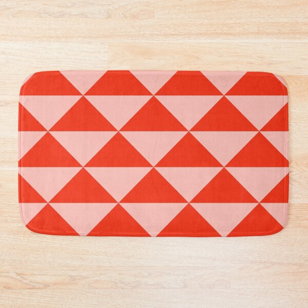 Item preview, "Dreamsicle in Neon" - Triangles, Geometric, Red designed and sold by CanisPicta.