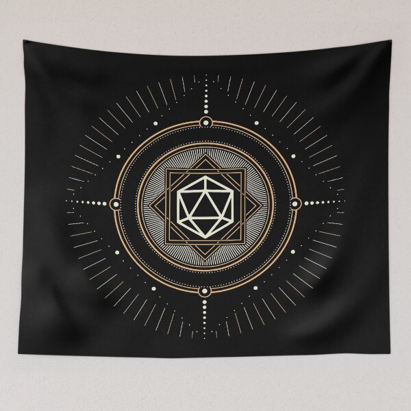 Item preview, Polyhedral D20 Dice Sacred Symbol of the Wizard designed and sold by pixeptional.