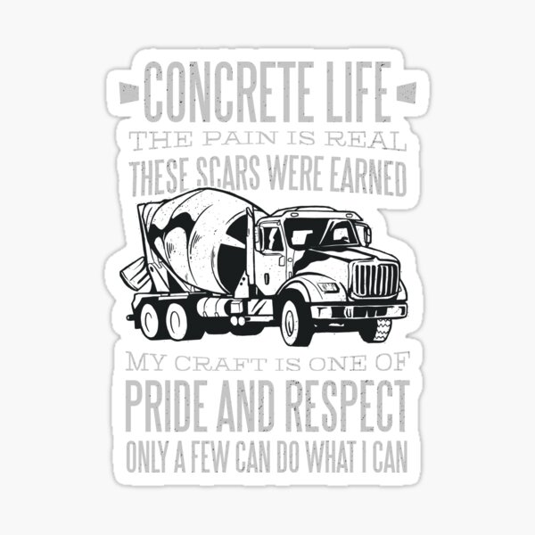 Concrete Life Sticker