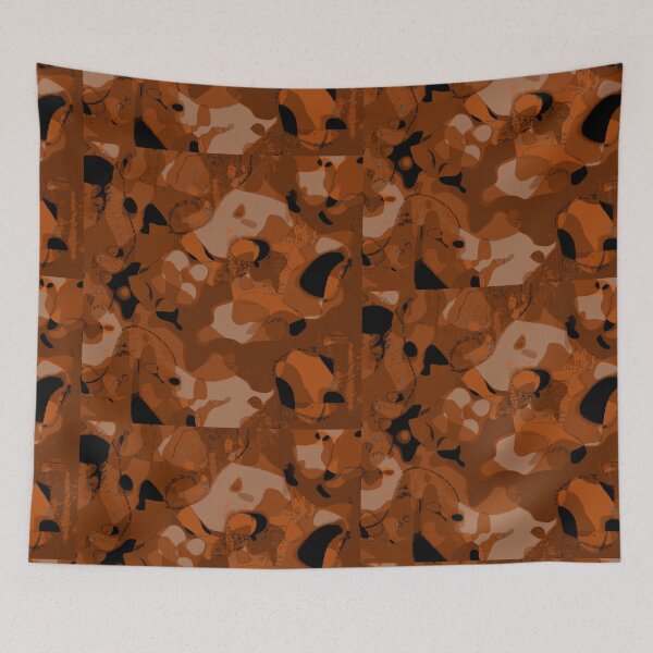 Item preview, Pebbly brown marbled camouflage  designed and sold by 40degreesSouth.