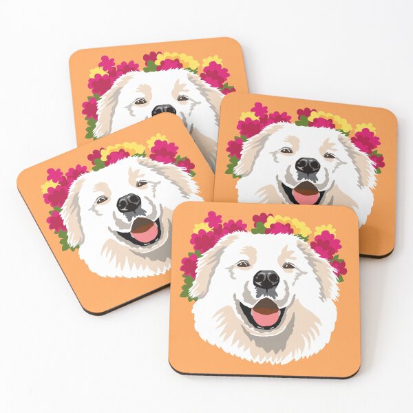 Item preview, Yogi the samriever designed and sold by Michelle Phong.