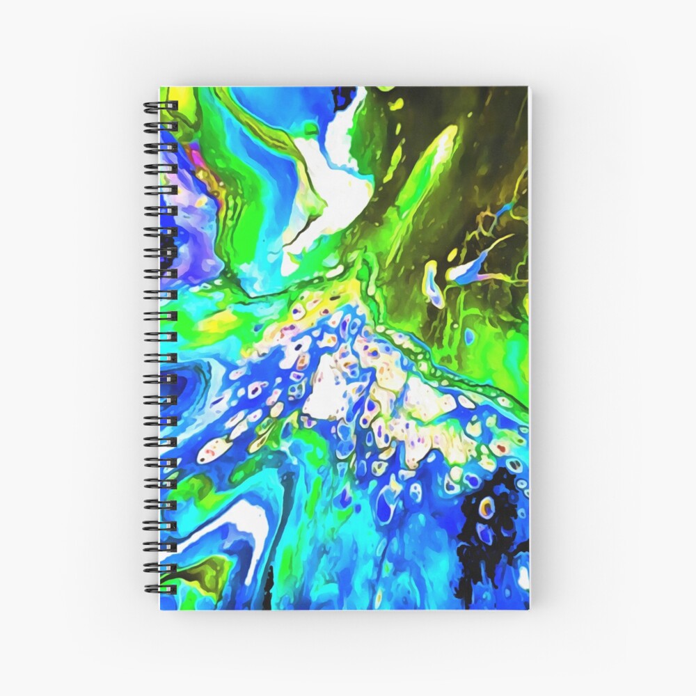 Blue 5 Junction Spiral Notebook