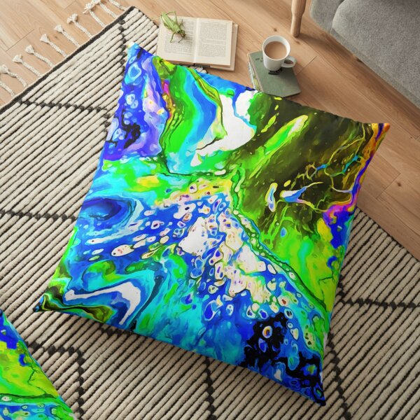 Blue 5 Junction Floor Pillow