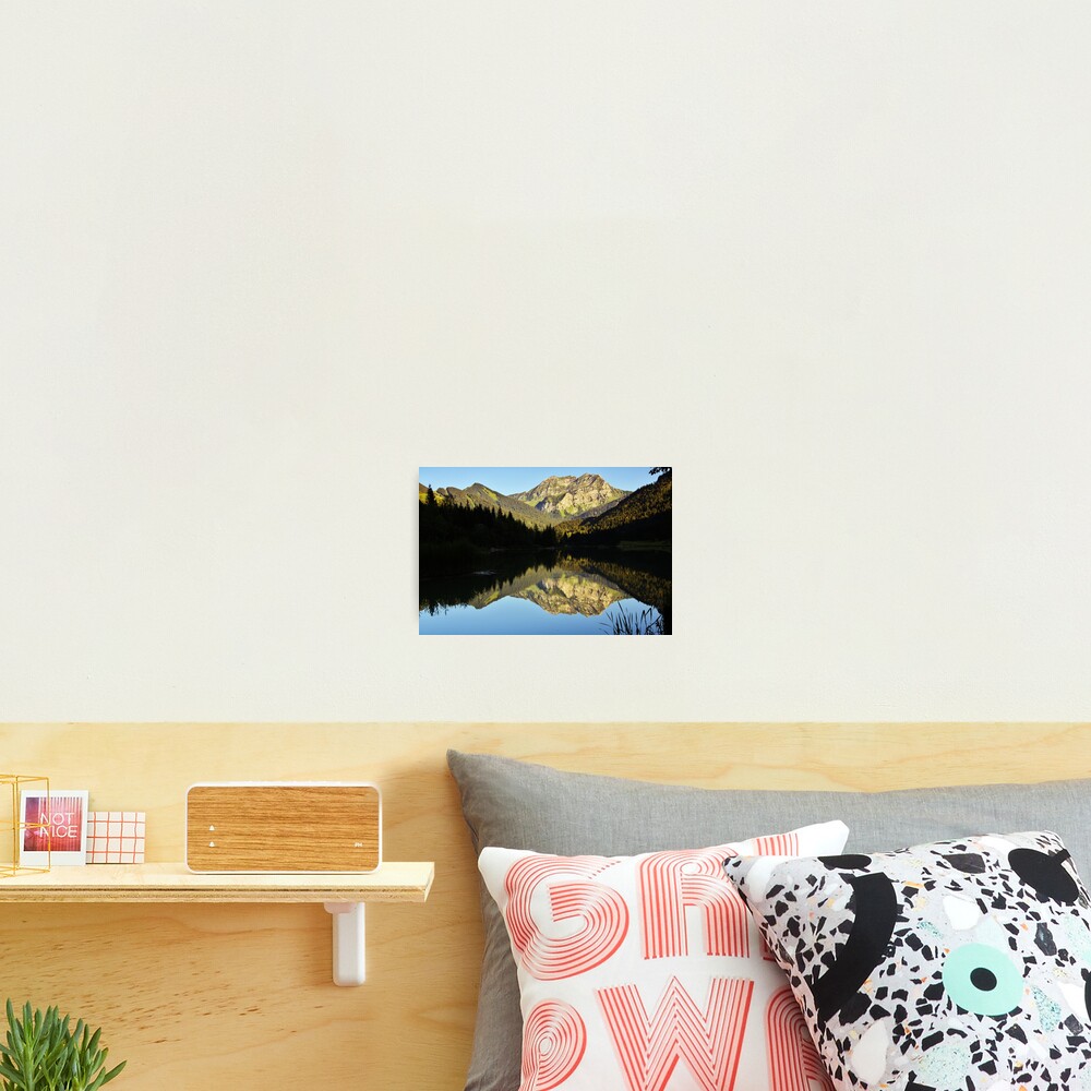 End of the day on Vallon lake Photographic Print