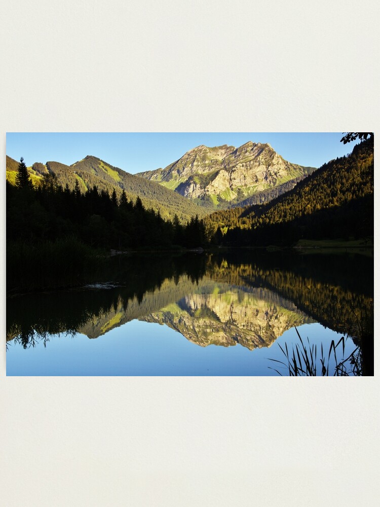 Alternate view of End of the day on Vallon lake Photographic Print