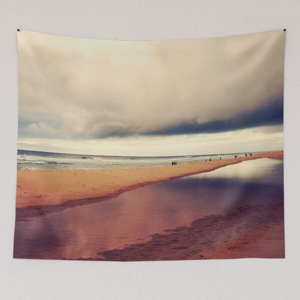 Item preview, Seascape with people designed and sold by Dyrk Wyst Redbubble Shop.