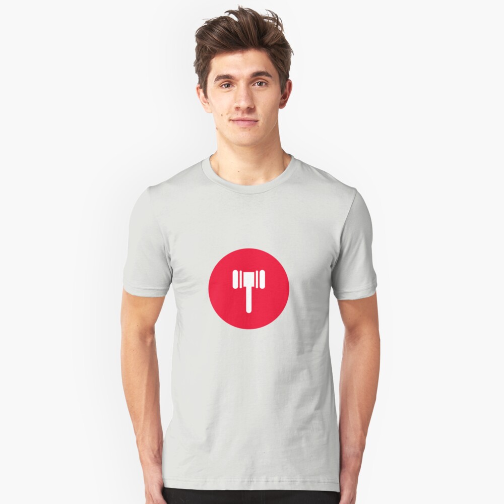 Reddit Ban Hammer Slim Fit T-Shirt