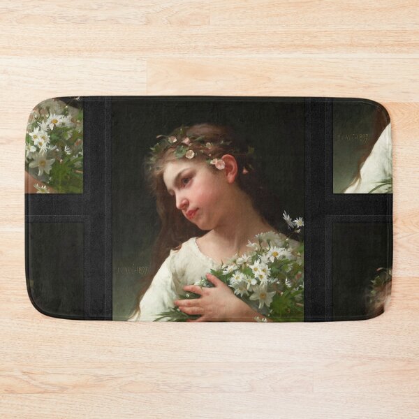 Item preview, Girl with a Bouquet of Daisies by Jules Cyrille Cave designed and sold by Xzendor7 Digital Art Creations.