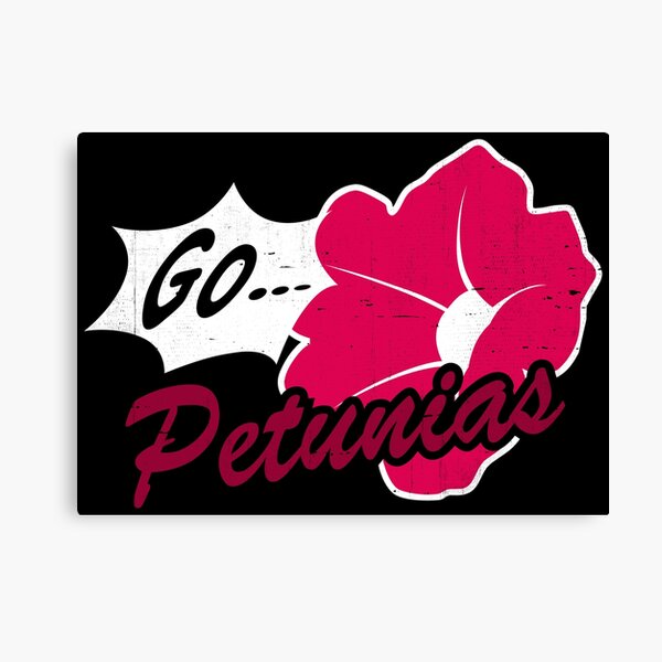 Evans Losers Go Petunias Canvas Print