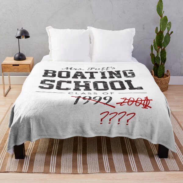 Item preview, Mrs. Puff's Boating School (White Text Distressed) designed and sold by Alexa Morgan.