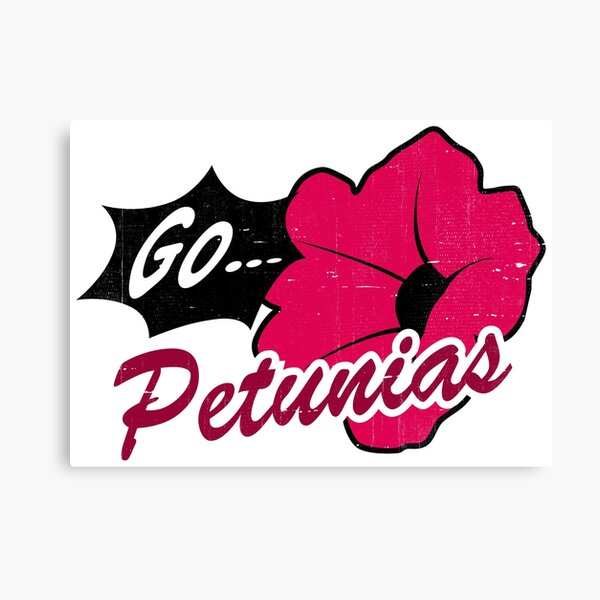 Evans Losers Go Petunias Canvas Print