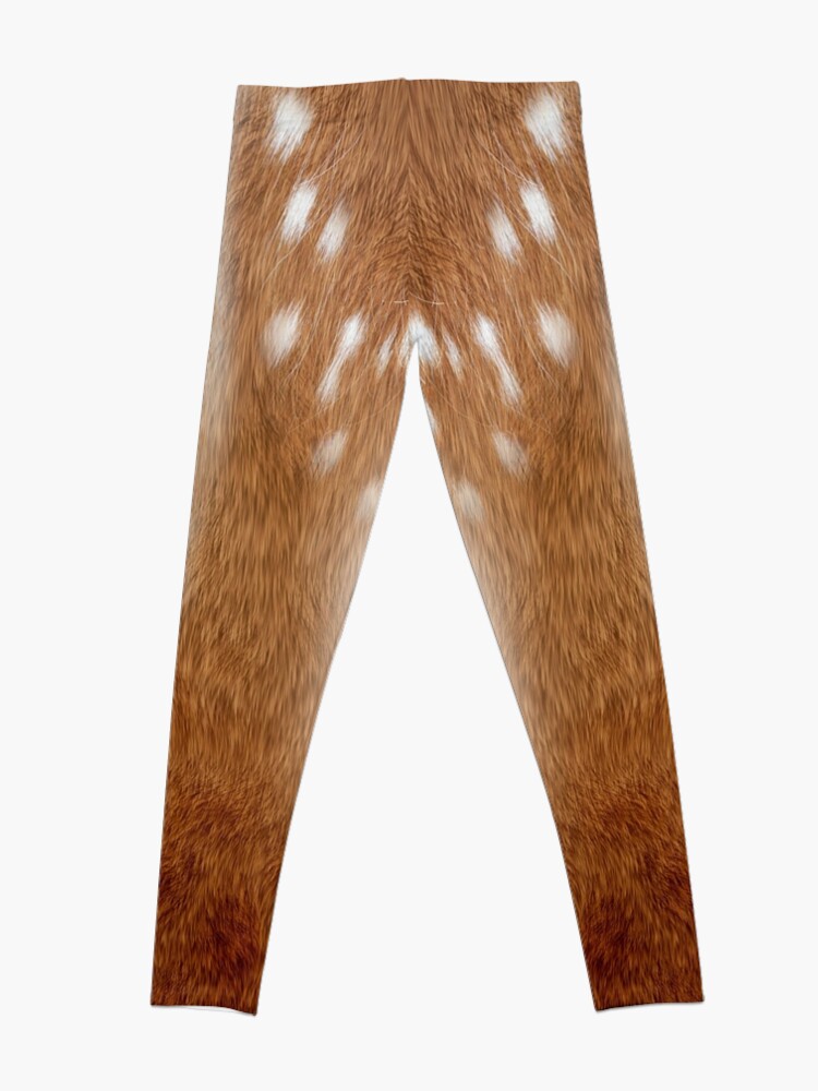 Deer Leggings Fawn Leggings Deer Fur Leggings Deer Costume Animal