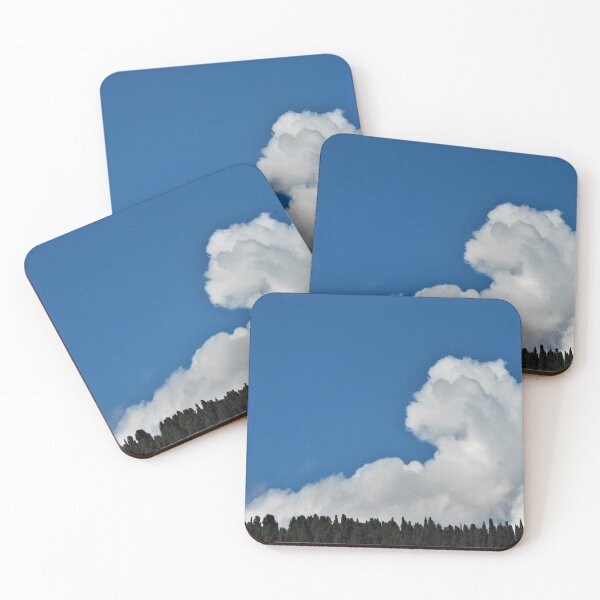 Item preview, Puffy Cloud Above Cypress designed and sold by tomeoftrovius.