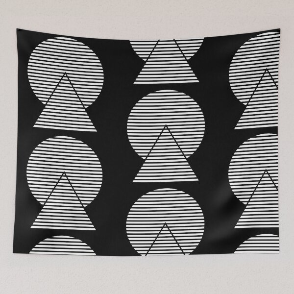 Item preview, stripe triangle circle  designed and sold by TM Selvam.