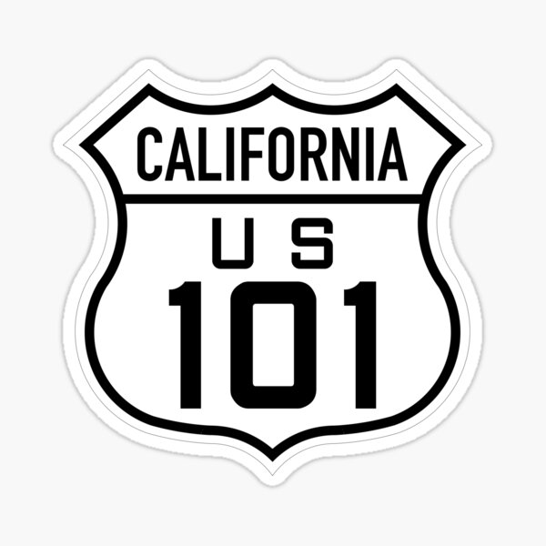 Highway 101 Oregon Us Sticker By Kiwidom Redbubble