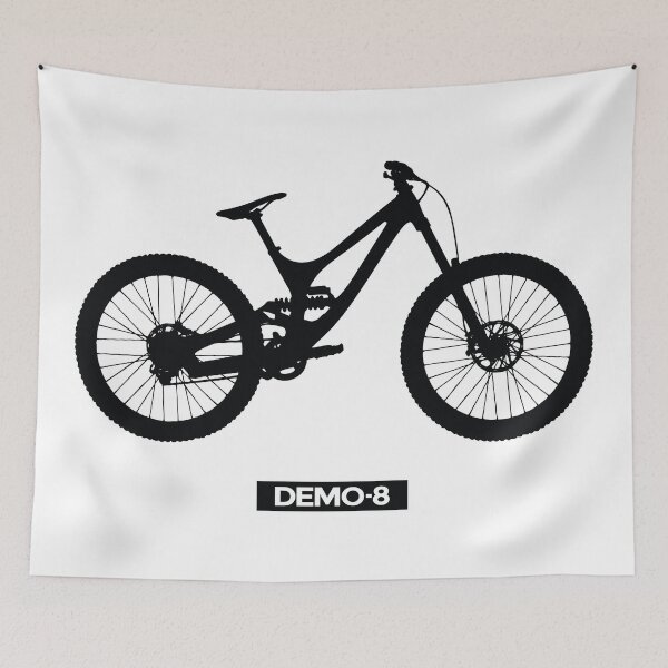 Item preview, Silhouette of downhill bike. designed and sold by Yuri Hoyda.