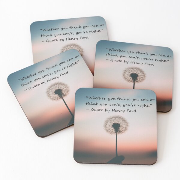 Item preview, “Whether you think you can or think you can’t, you’re right.” – Quote by Henry Ford designed and sold by cksplash.