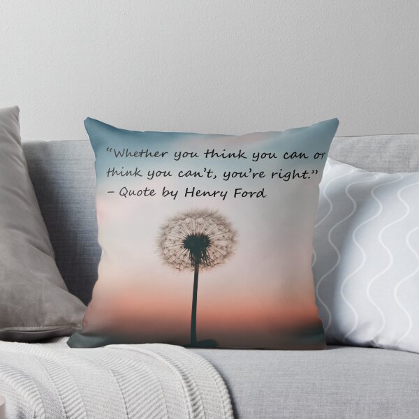 Item preview, “Whether you think you can or think you can’t, you’re right.” – Quote by Henry Ford designed and sold by cksplash.