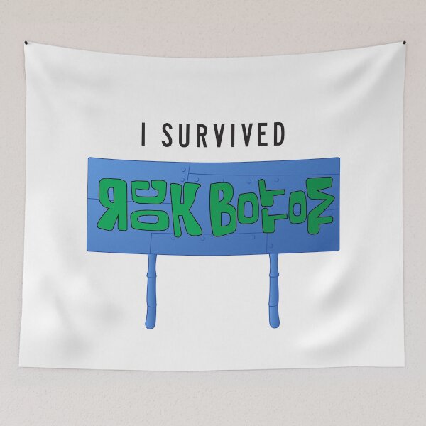 Item preview, I Survived Rock Bottom (Sign) designed and sold by Alexa Morgan.