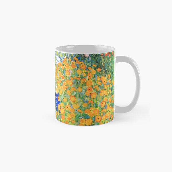 Flower Garden by Gustav Klimt Classic Mug
