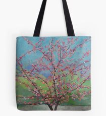 Eastern Redbud Tree Tote Bag