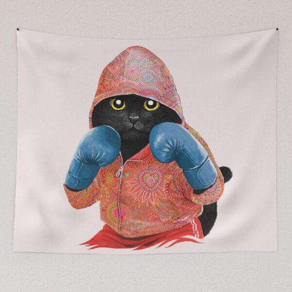 Item preview, Boxing cat 2 designed and sold by tummeow.